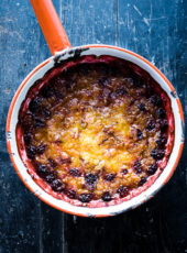 Smoked Blackberry Cobbler