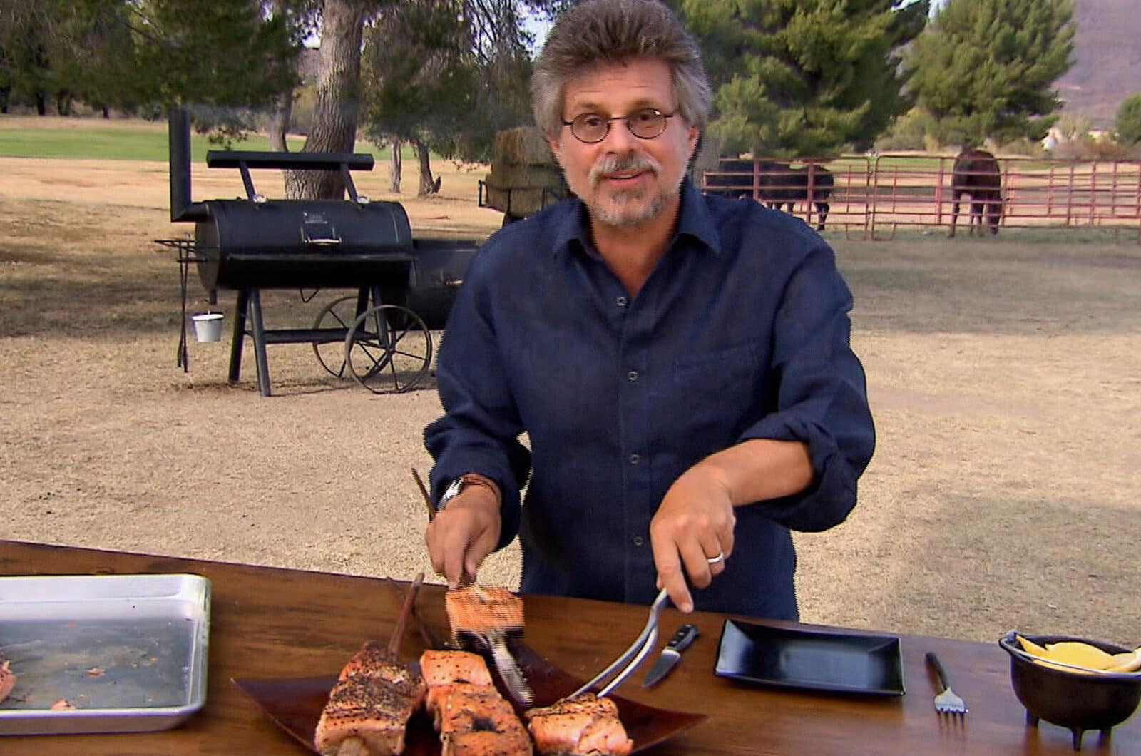 Tandoori Grilled Salmon Steaks