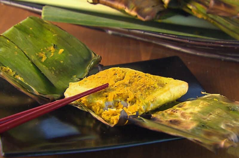 Malaysian Swordfish in Banana Leaves