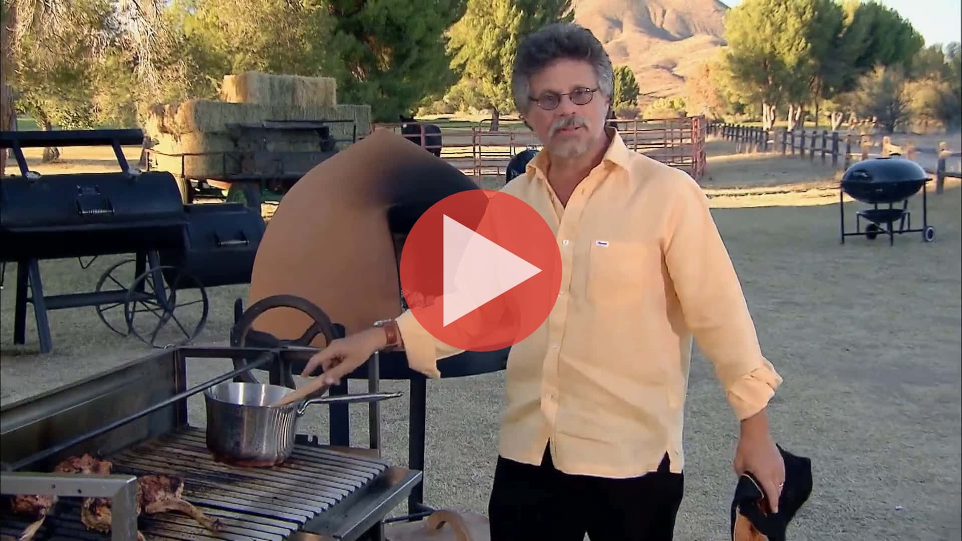 Steven Raichlen cooks wood-fired pizza and Italian meats in Italian Fire