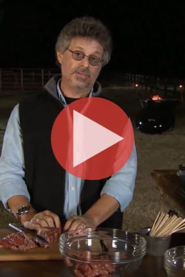 Steven Raichlen grilling Southeast Asian dishes in Asia’s Crossroads