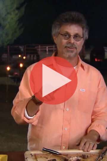 Steven Raichlen grilling African dishes in Out of Africa