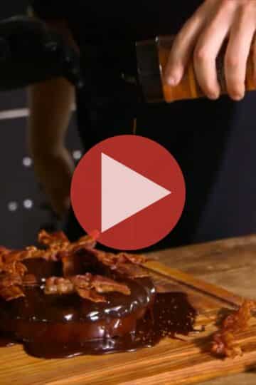 Chicken thighs trimmed and placed in cupcake molds with a BBQ rub on BBQ Rules