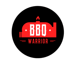 BBQ Warrior Car Magnet with bold logo design