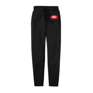 BBQ Warrior Sweatpants black relaxed fit with logo