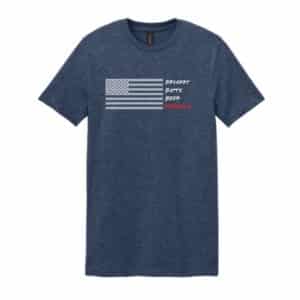 BBQ Warrior Briskets Butts Beer & Freedom T-Shirt front design